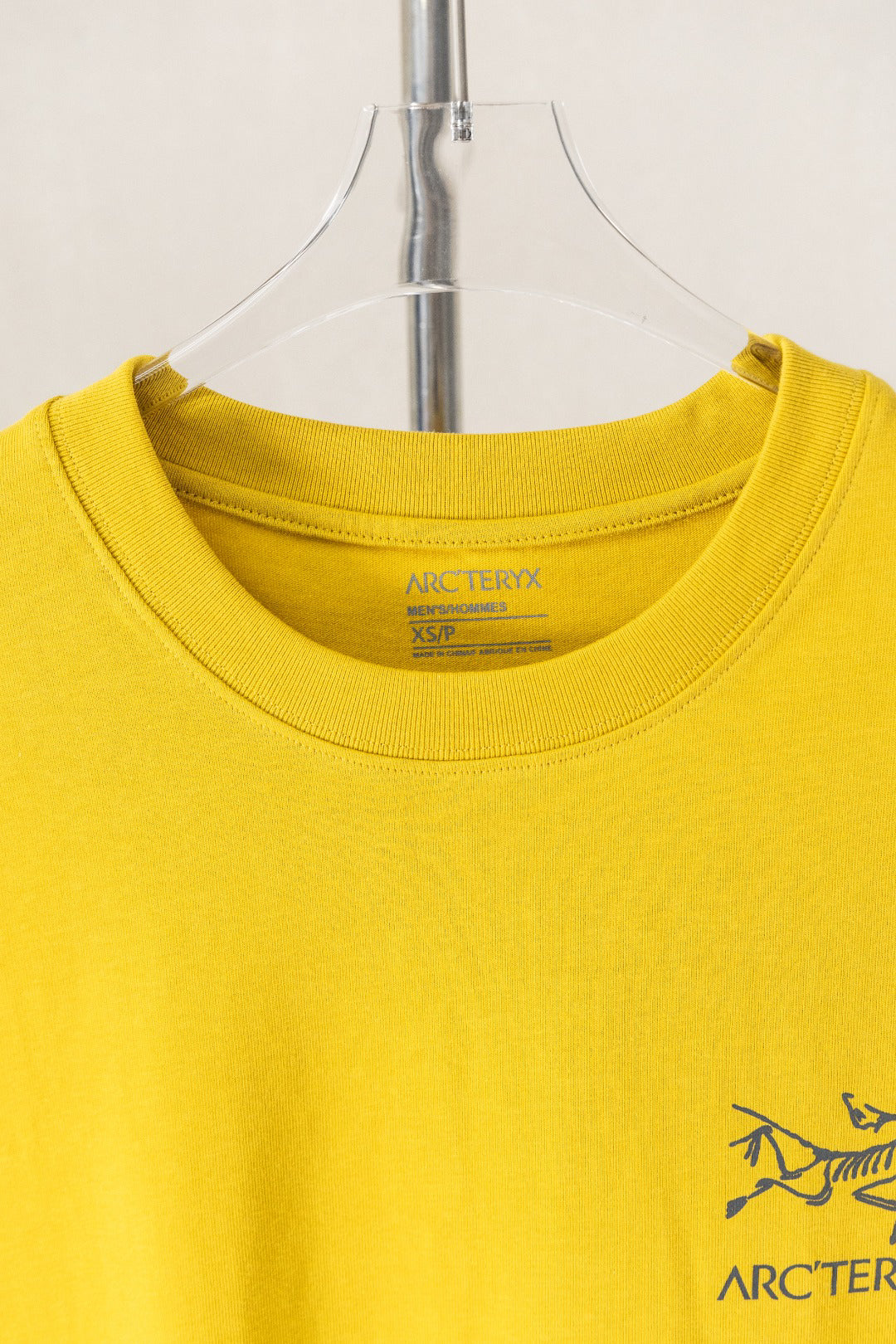 Arc'teryx Contrast Stitch Detail Bird Logo Short Sleeve Tee, Casual Daily Top
