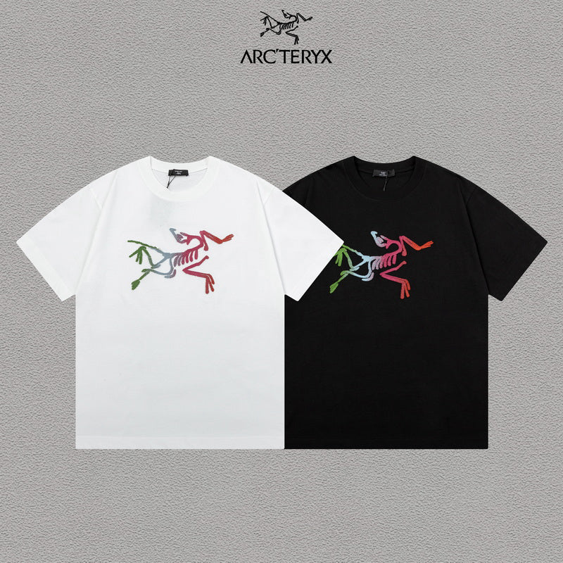 Arc'teryx Gradient Multi‑Color Fossil‑Bird Graphic SS T‑Shirt