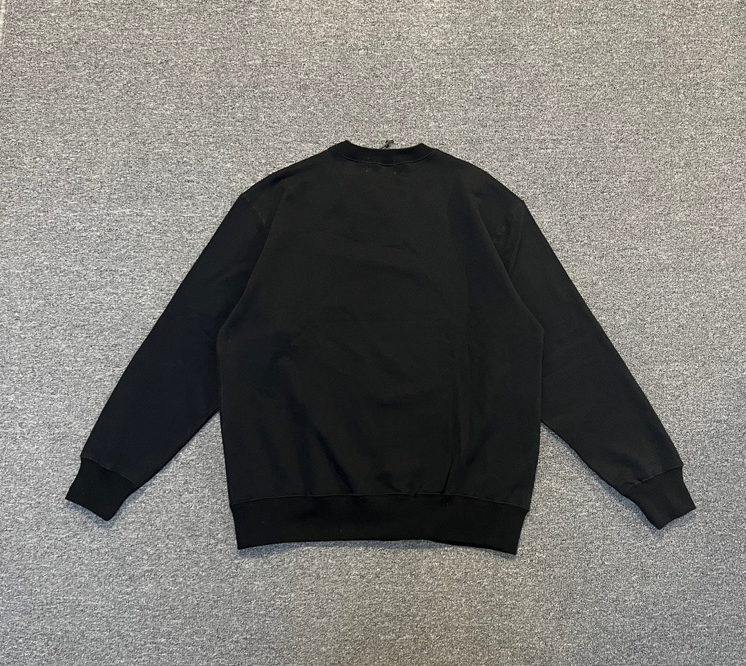 BAPE ABC Camo Ape Head "By Bathing Ape" Crewneck Sweatshirt - Gray / Black