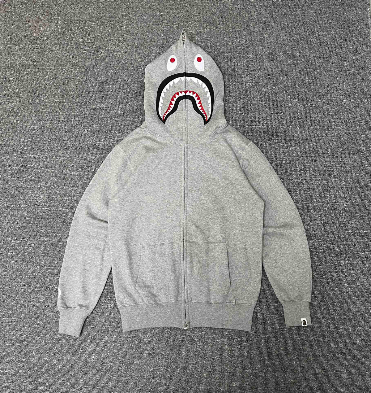 BAPE Shark Full-Zip Hoodie — Solid