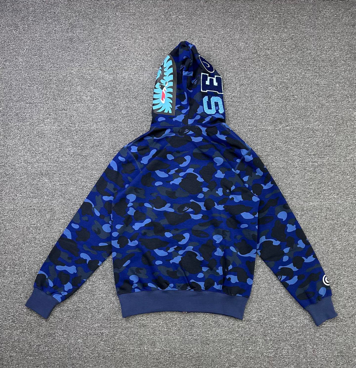 BAPE x Stray Kids FW25 Shark Full-Zip Hoodie
