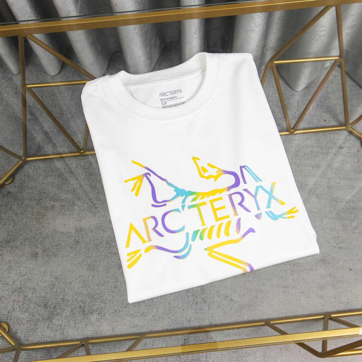 Arc'teryx Gradient Multicolor Skeleton Bird Logo Unisex T-Shirt