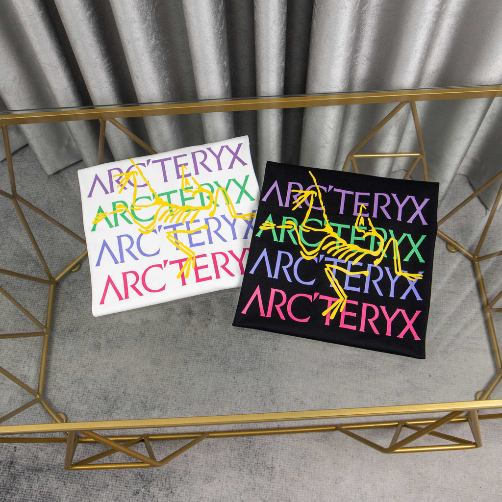 Arc'teryx Rainbow Multi-Color Logo Print Oversized T-Shirt