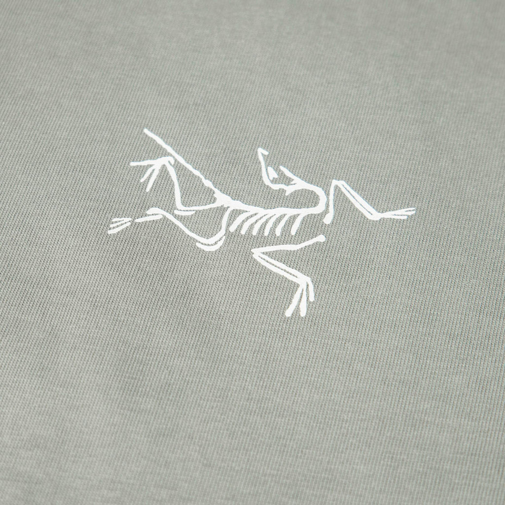 Arc'teryx Mini Bird Logo Front & Oversized Archaeopteryx Skeleton Back Unisex T-Shirt