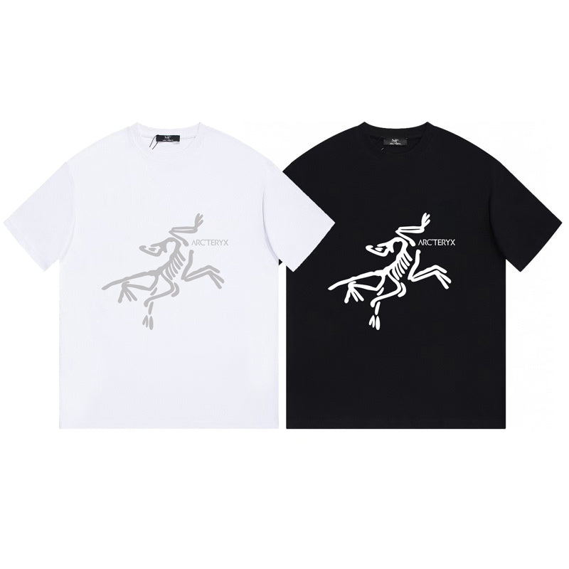 Arc'teryx Large White Bird Skeleton Logo Short‑Sleeve T‑Shirt Unisex
