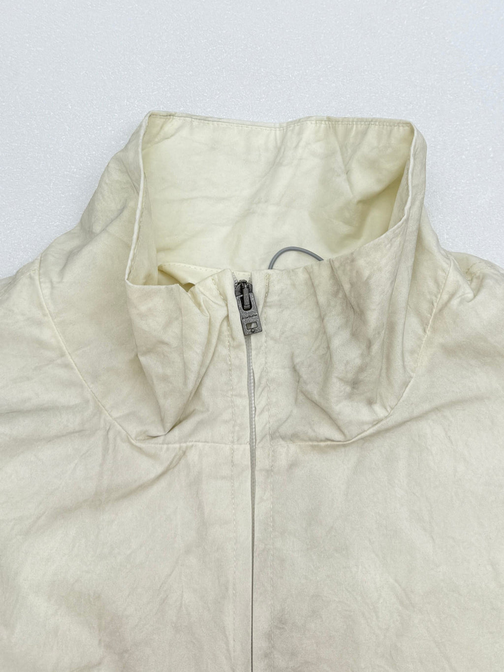 Acne Studios Off‑White Full‑Zip Stand‑Collar Track Jacket