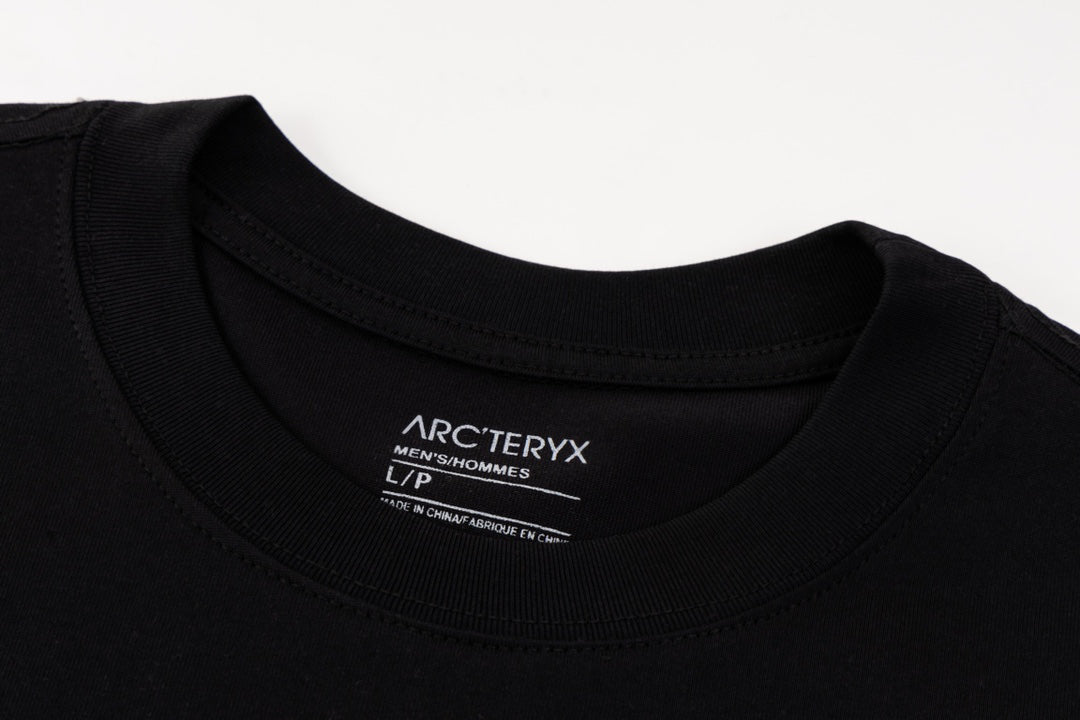 Arc'teryx Fossil Bird Grid‑Background Back Print SS T‑Shirt