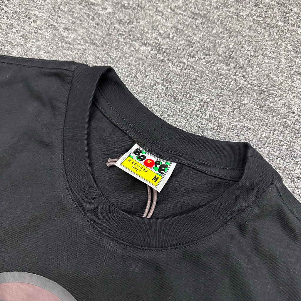 BAPE FW24 Baby Milo on Ape Head T-Shirt — White / Black