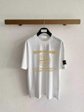 Stone Island "Mountan Camp" Compass Rose Gold Print T-Shirt