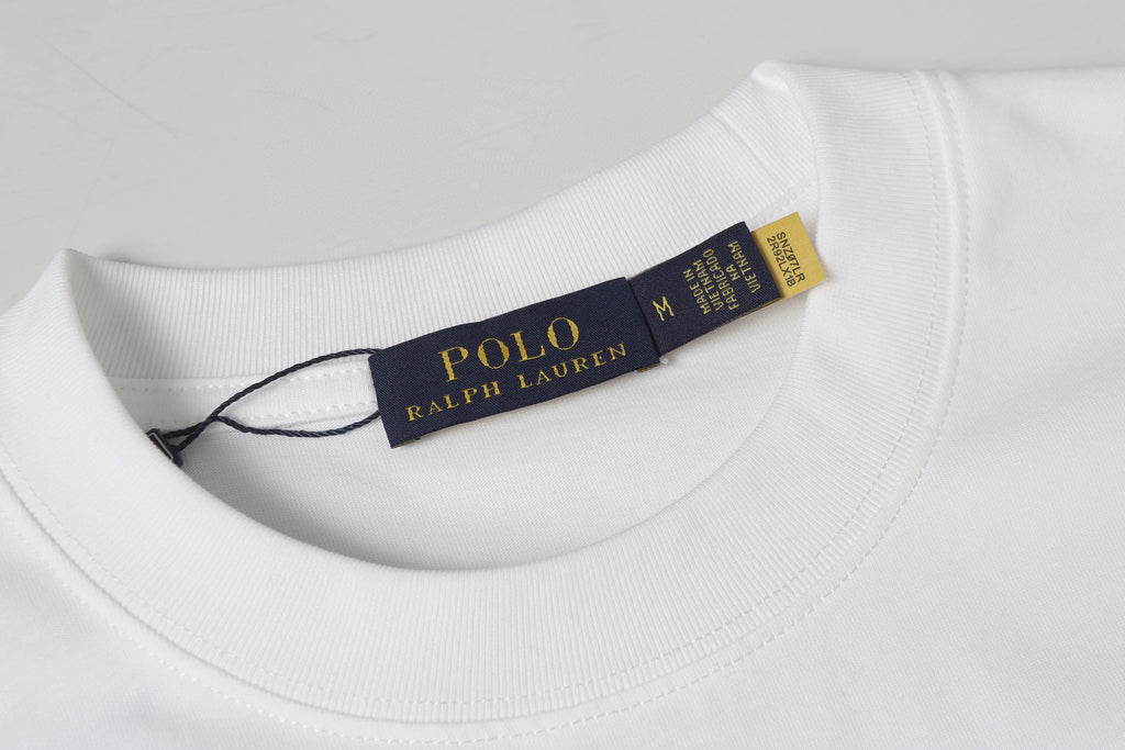 Ralph Lauren Men's Crew‑Neck Short‑Sleeve Embroidered Logo T‑Shirt