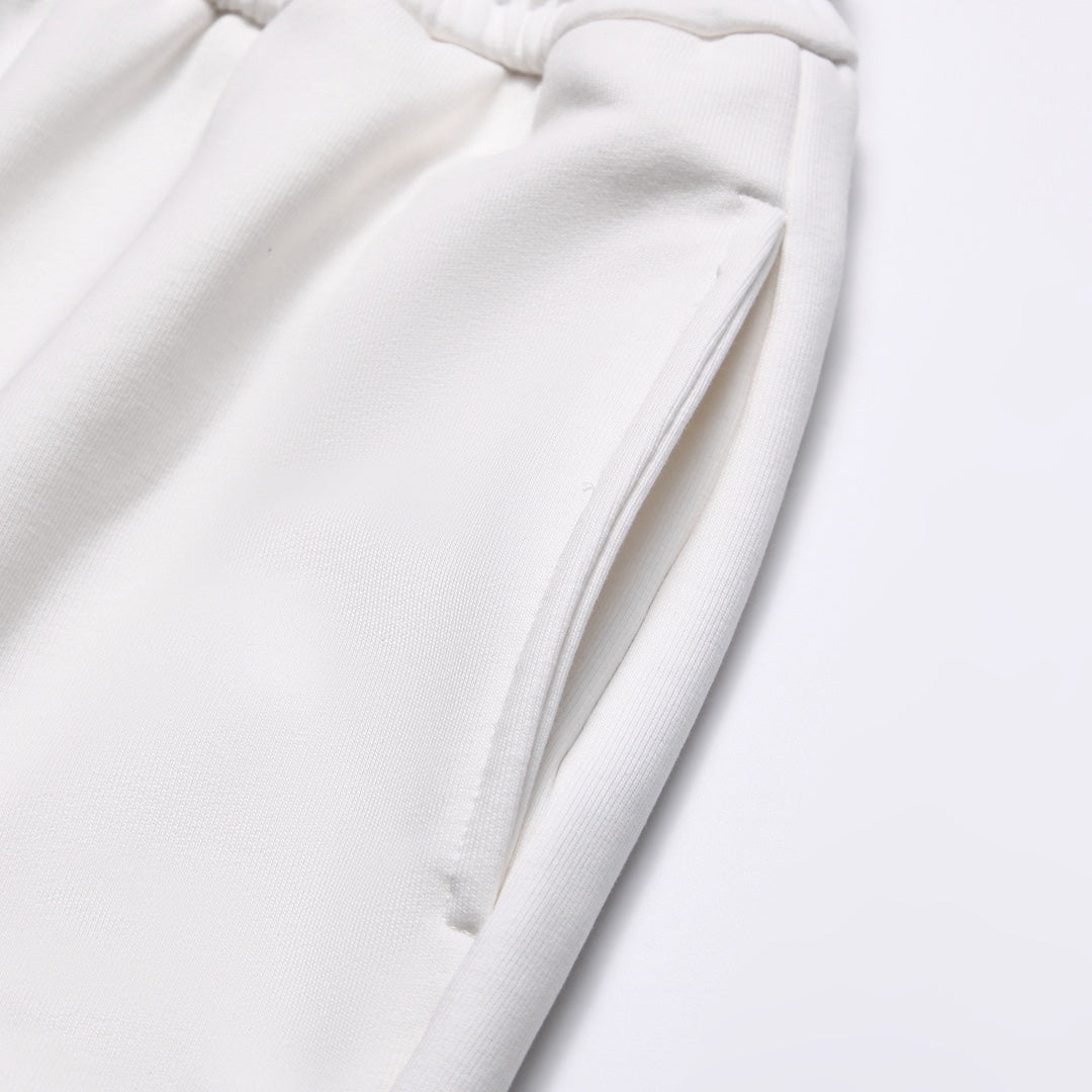 Stone Island Cotton Fleece Cargo Sweatpants with Right Thigh Curved Flap Pocket and Compass Badge