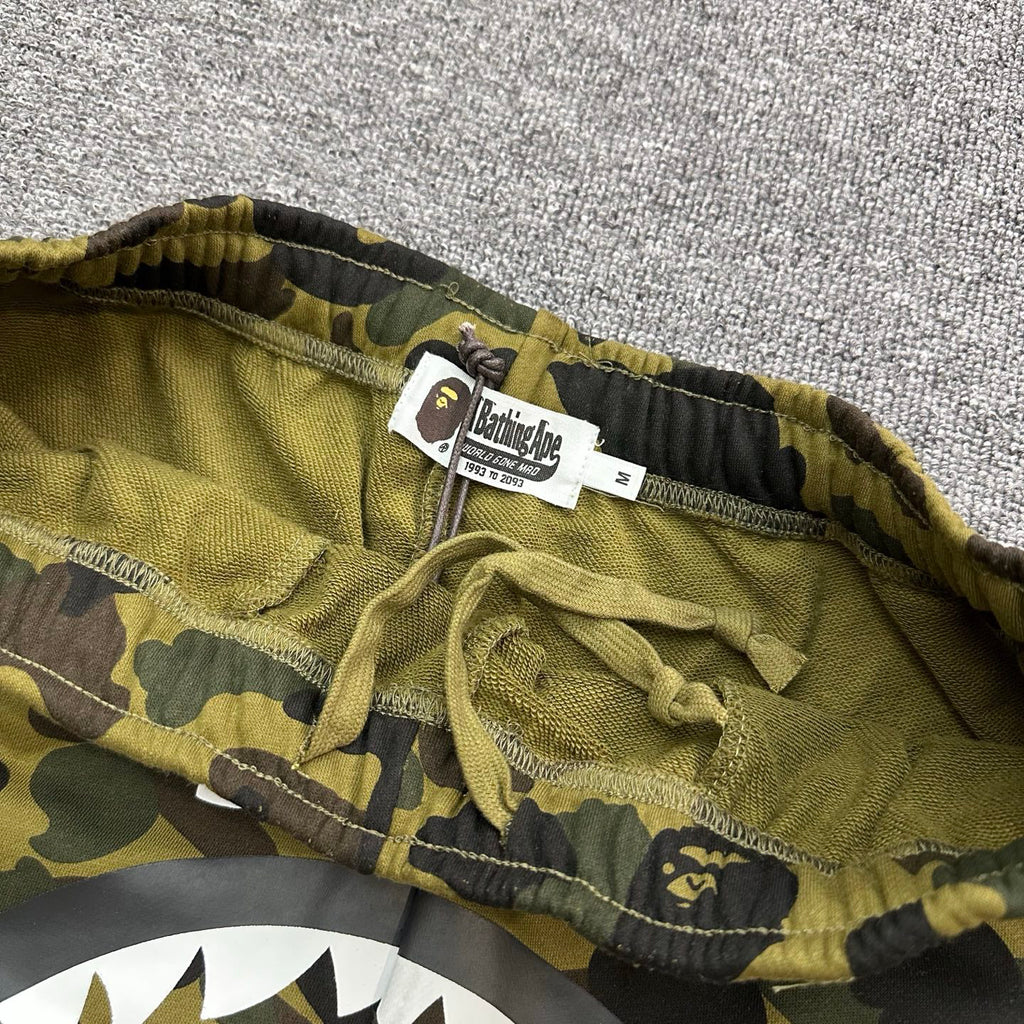 BAPE Camo Shark Shorts