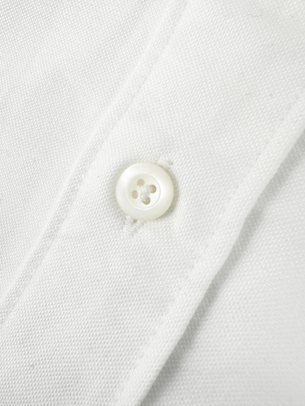 Men's Long‑Sleeve Button‑Down Shirt, Small Logo Embroidery On Left Chest