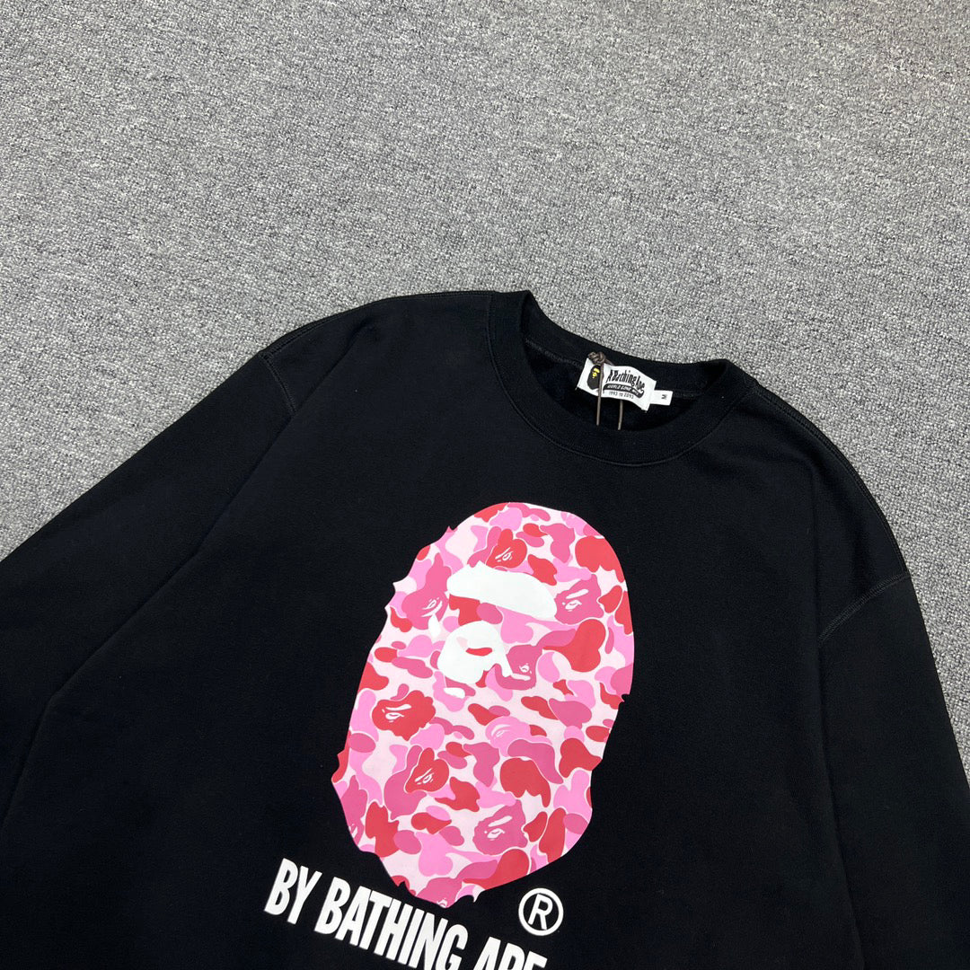 BAPE ABC Camo Organic Cotton "By Bathing Ape" Crewneck Sweatshirt