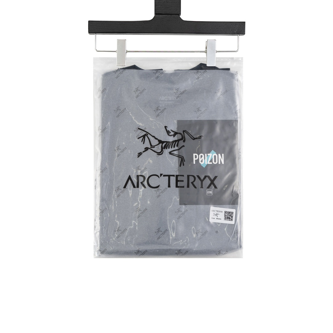 Arc'teryx Fossil Bird Grid‑Background Back Print SS T‑Shirt