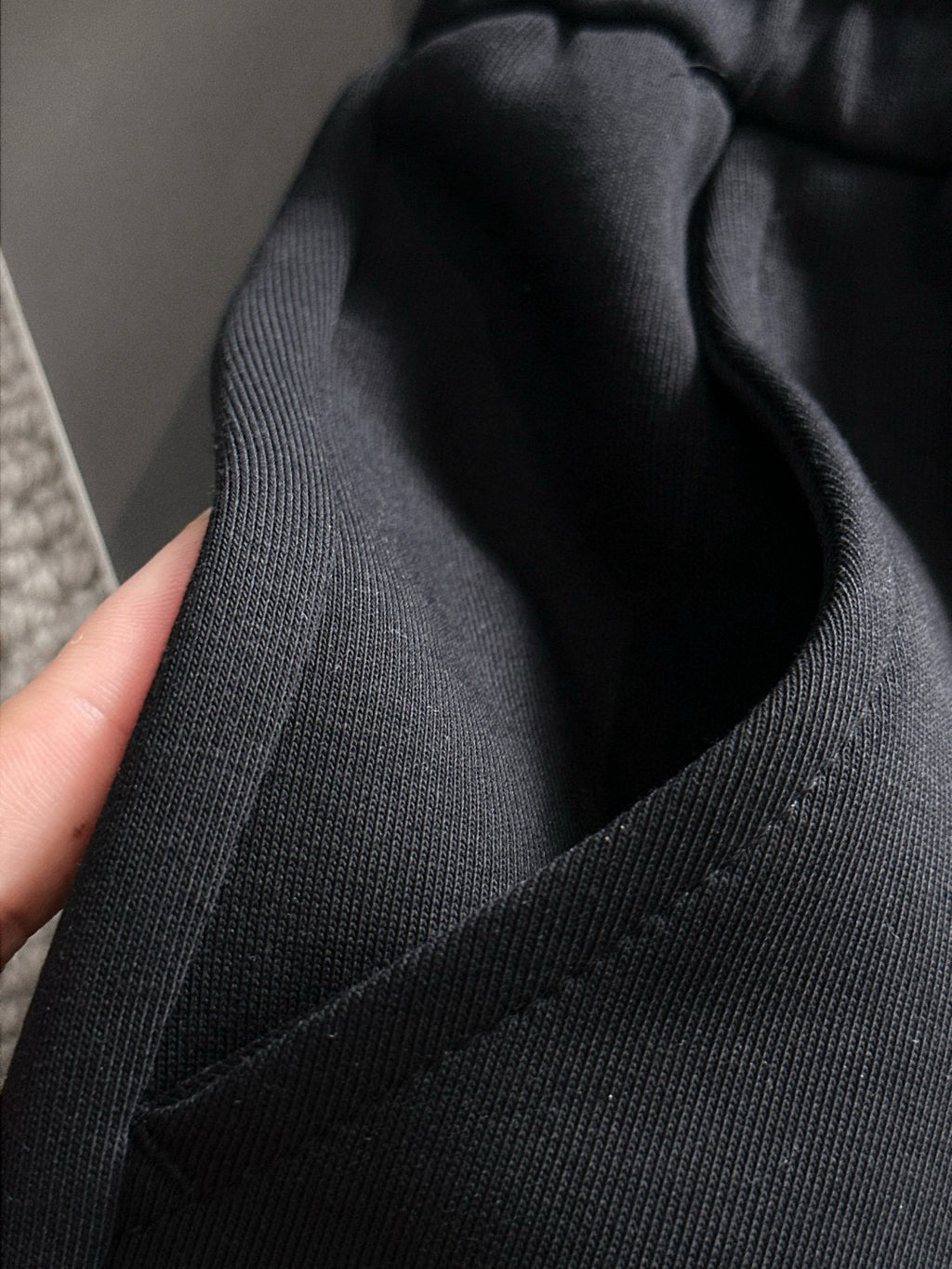 Stone Island Heathered Cotton Blend Relaxed Straight Sweatpants