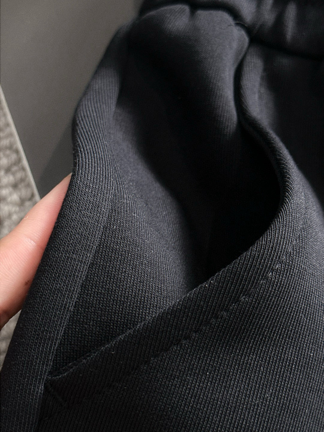 Stone Island Heathered Cotton Blend Relaxed Straight Sweatpants