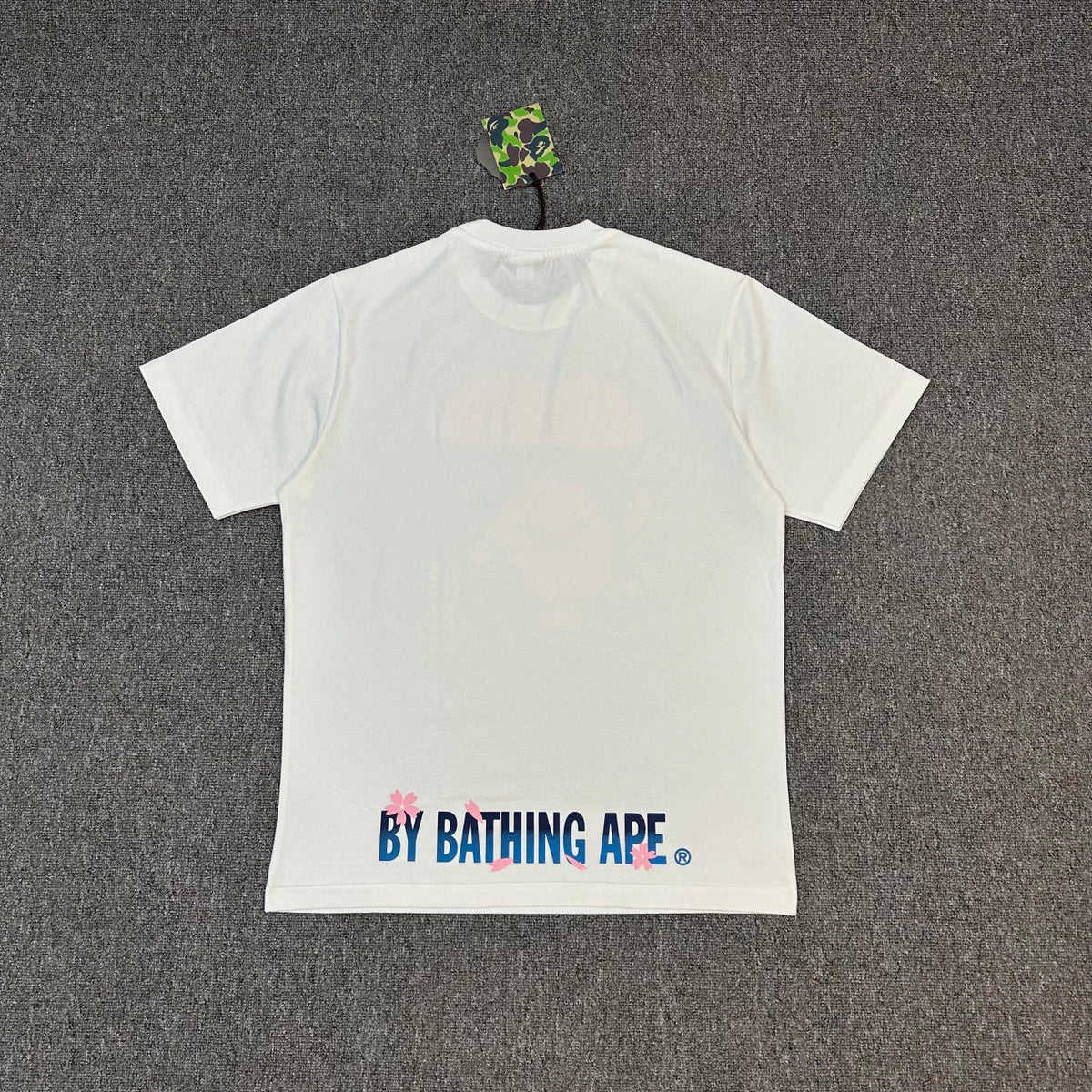 BAPE SS25 Sakura Blossom Ape Head Oversized Heavyweight Unisex T-Shirt