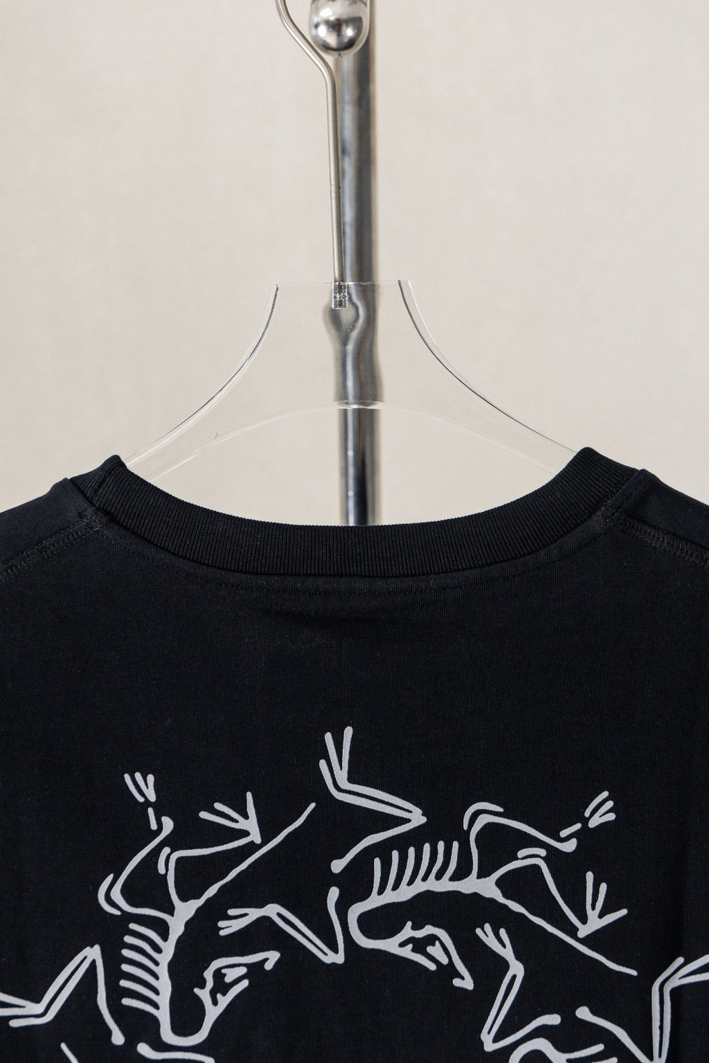 Arc'teryx Contrast‑Stitch Bird Logo Crew‑Neck Short‑Sleeve T‑Shirt