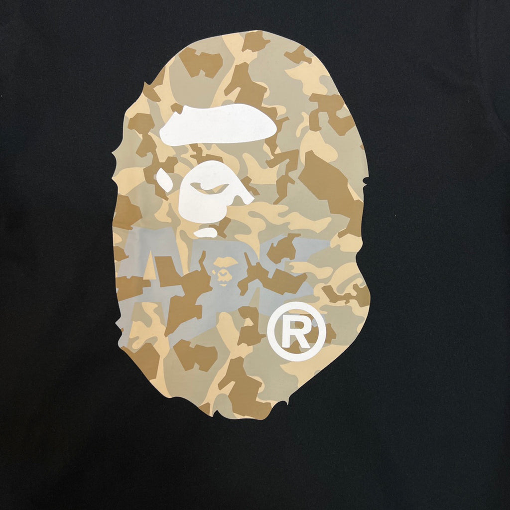 BAPE Desert Camo + Blue Camo Ape Head Double-Sided Print Tee Oversized Unisex T-Shirt — 4 Colourways