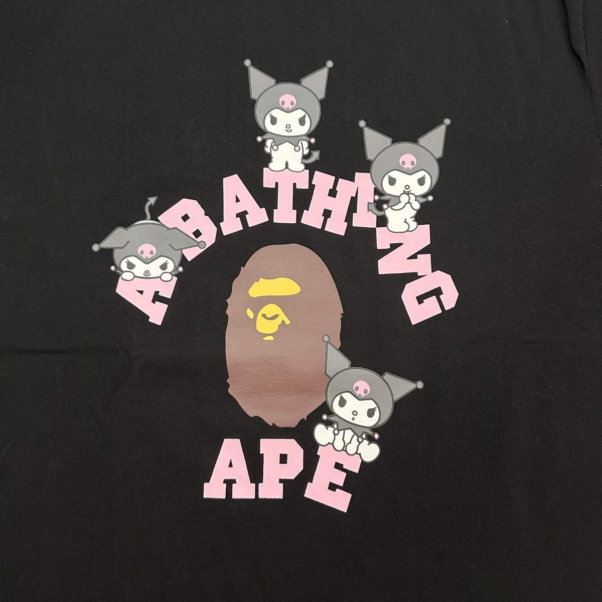 BAPE × Sanrio College T-Shirt — Kuromi / Hello Kitty