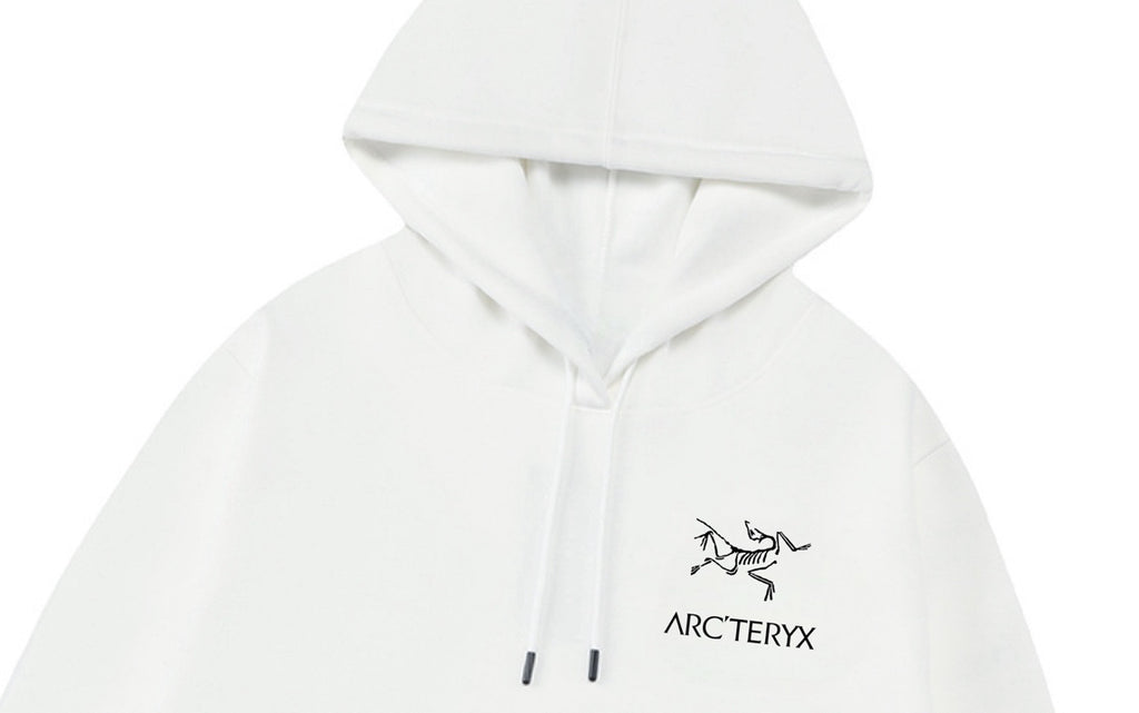 Arc'teryx Oversized Logo Print Fleece-Lined Hoodie