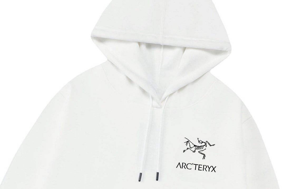 Arc'teryx Oversized Logo Print Fleece-Lined Hoodie