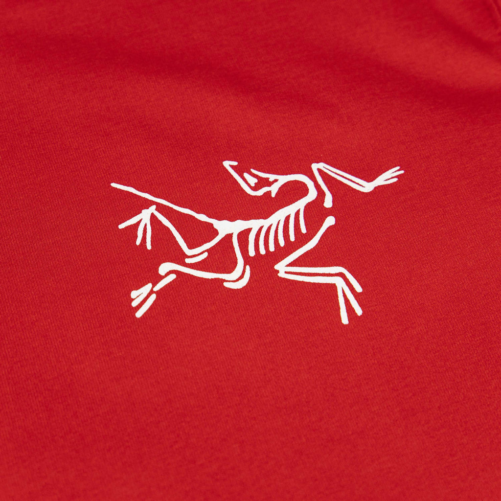 Arc'teryx ARC25FW Red Oversized Skeleton Bird Heavyweight Unisex T-Shirt