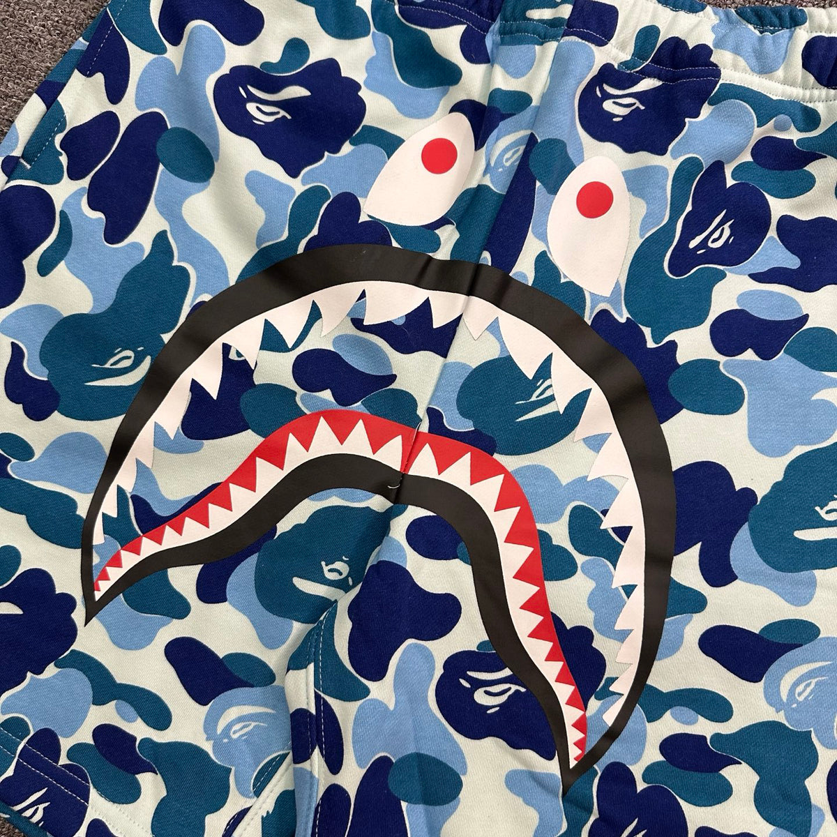 BAPE ABC Camo Shark Shorts