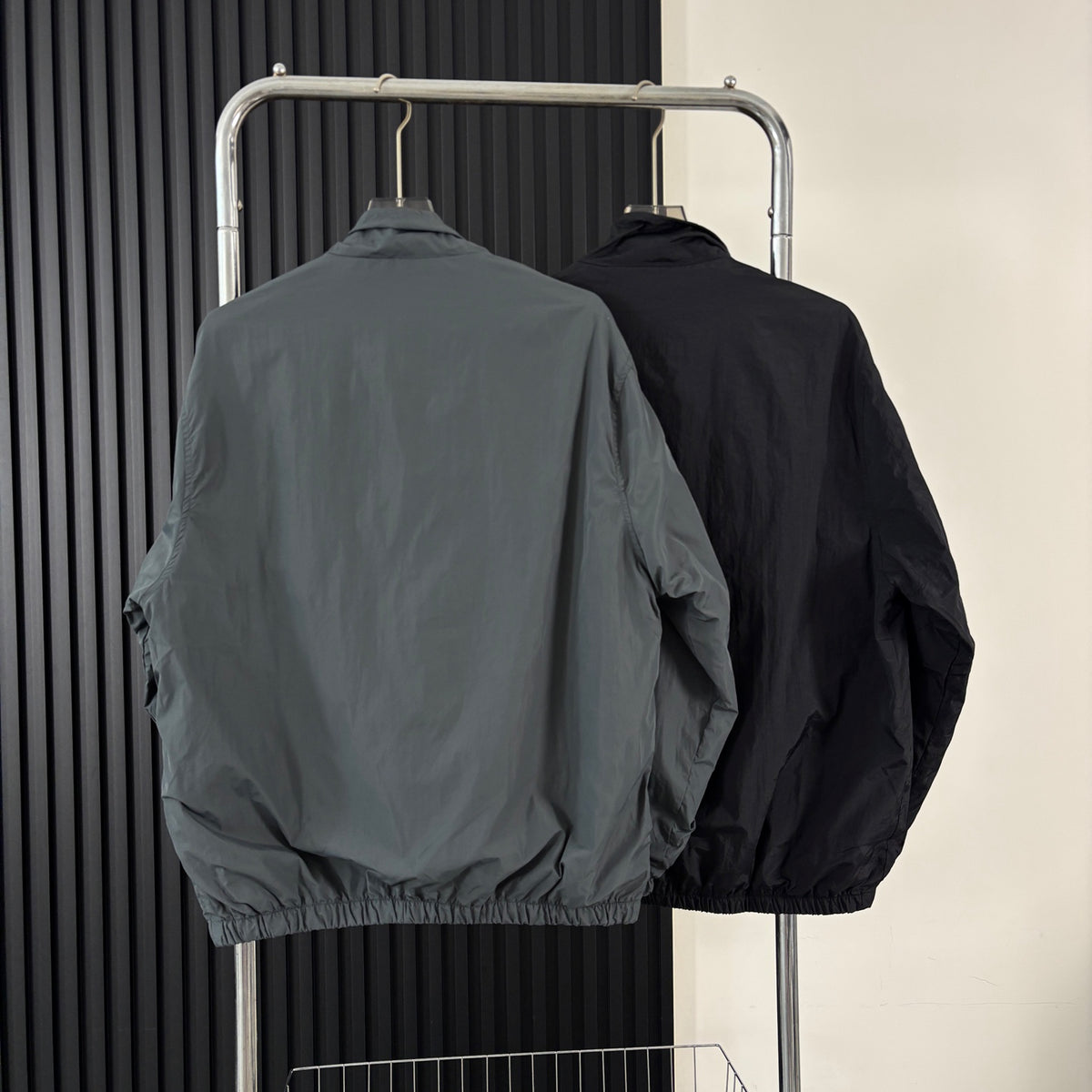Stone Island Half-Zip Stand Collar Lightweight Technical Jacket