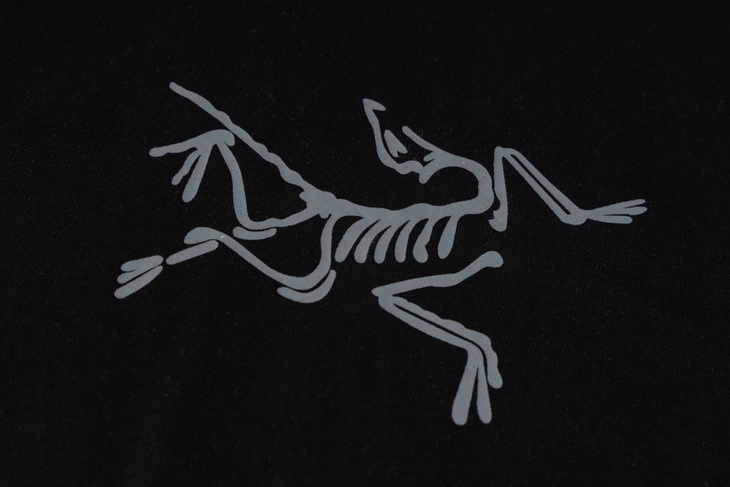 Arc'teryx Tonal Embroidered Bird Logo Front & Vertical Wordmark Back Unisex T-Shirt