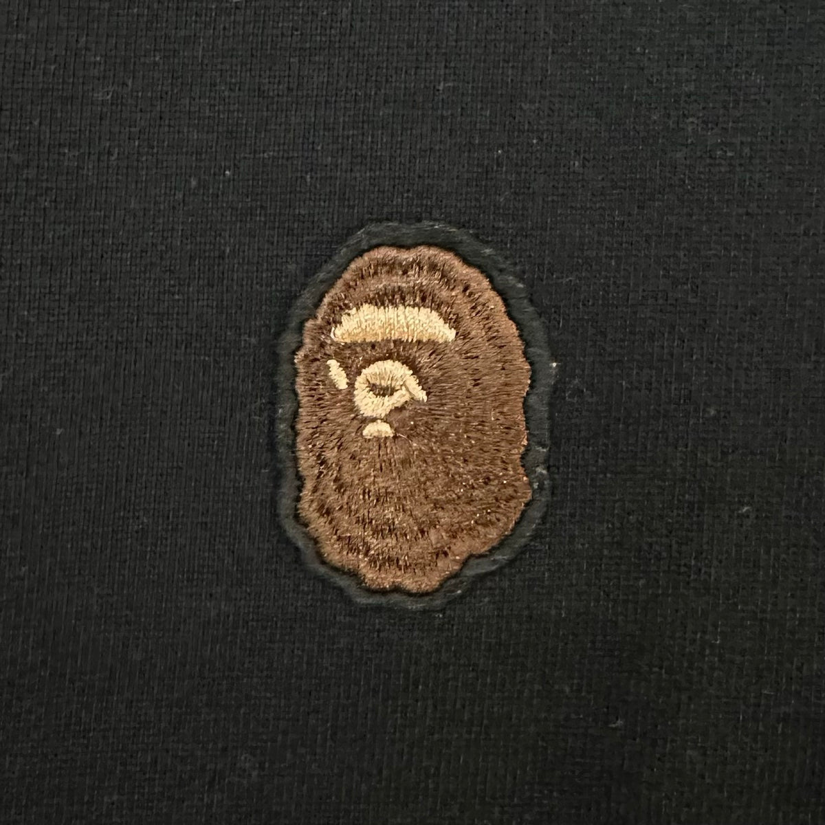 BAPE A Bathing Ape FW24 Ape Head Badge Full-Zip Hoodie — Black