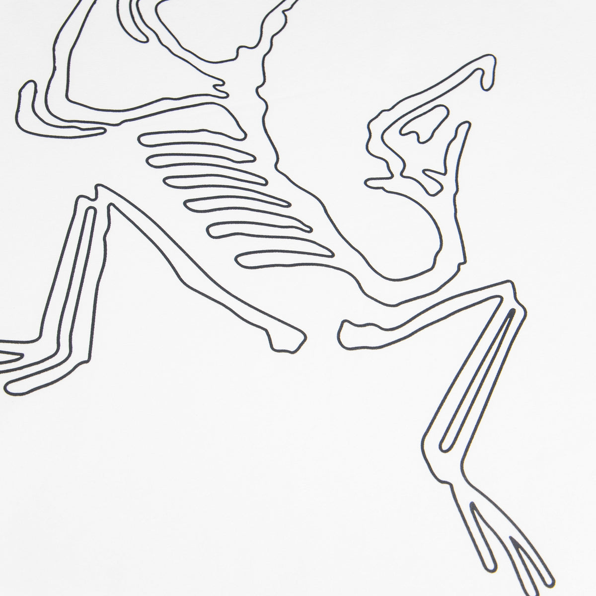 Arc'teryx Front Logo & Back Skeleton Bird Line-Art Unisex T-Shirt