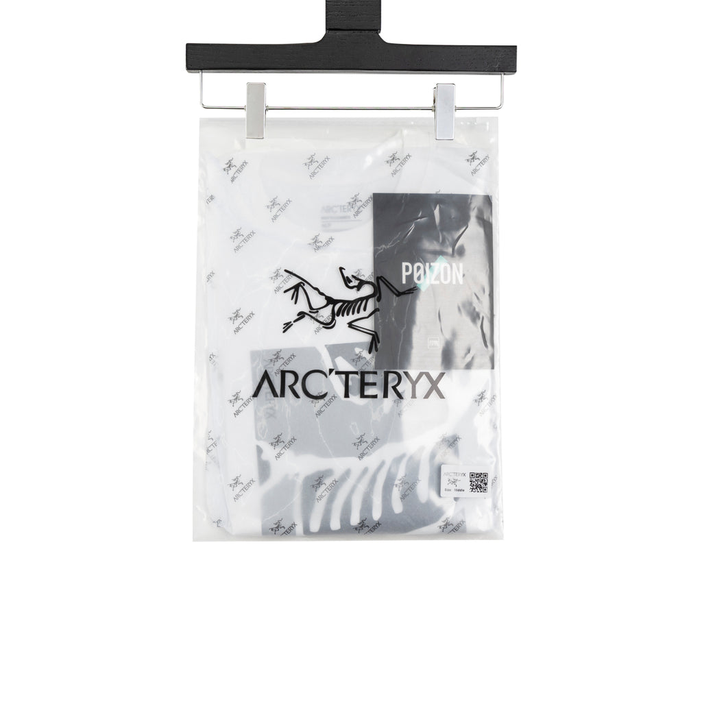 Arc'teryx Square Bird Skeleton Graphic Crew Neck Short‑Sleeve T‑Shirt, Unisex Relaxed Fit Tee