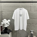 Stone Island Engineering and Garment Dyeing Expertise Heat-Transfer Print T-Shirt - Compass Badge Back, Coordinates Front