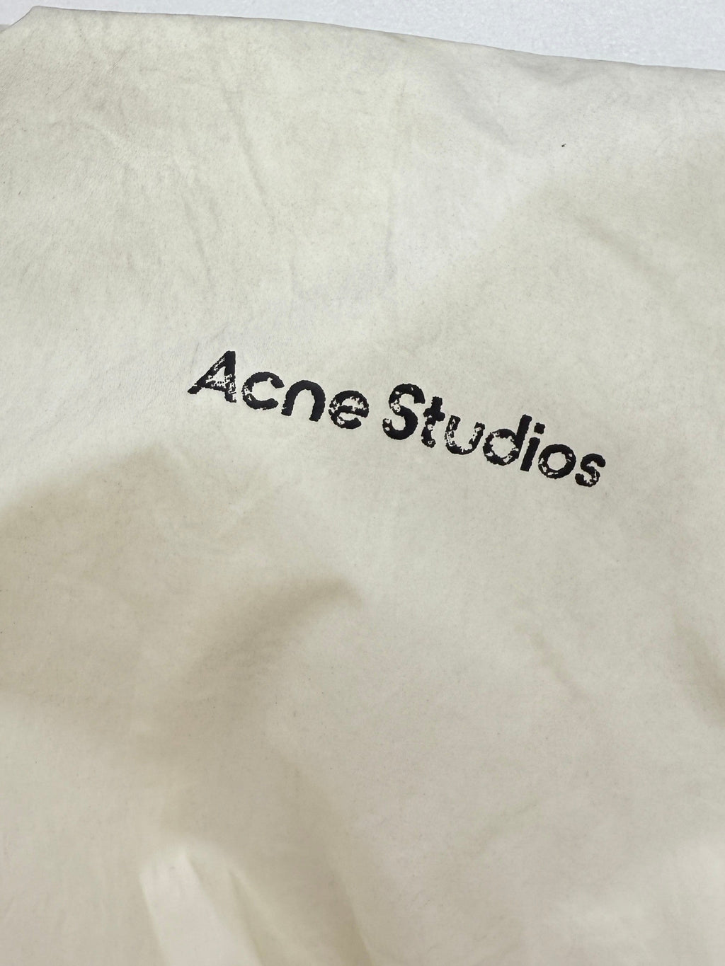 Acne Studios Off‑White Full‑Zip Stand‑Collar Track Jacket