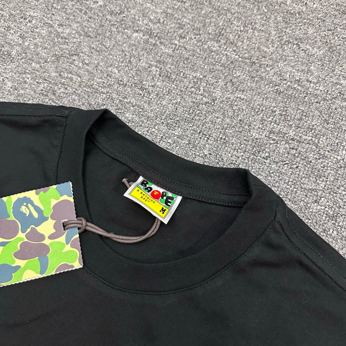 BAPE SS26 Baby Milo Rainbow Logo Fill T-Shirt