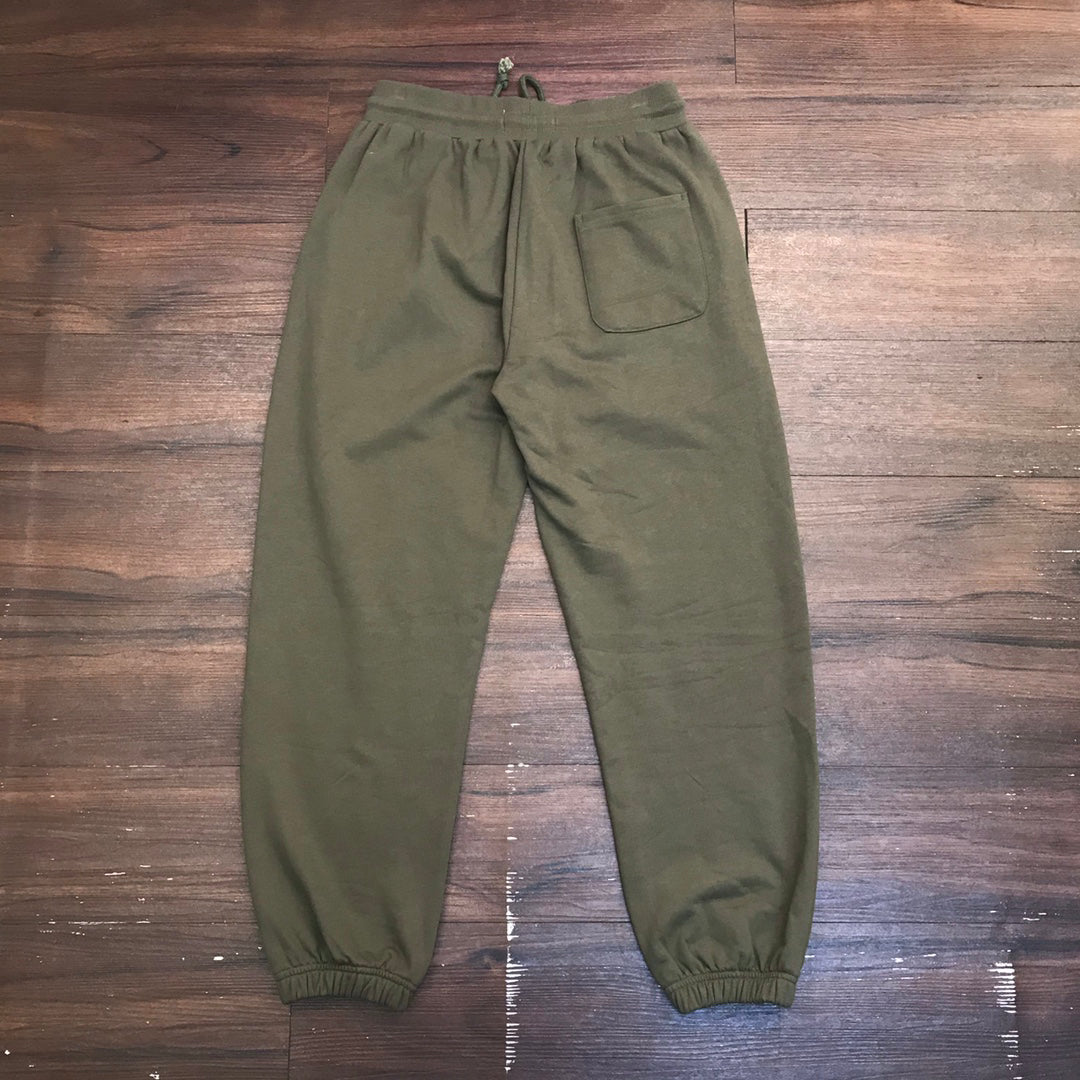 BAPE One Point Ape Head Sweatpants - Gray / Green / Black