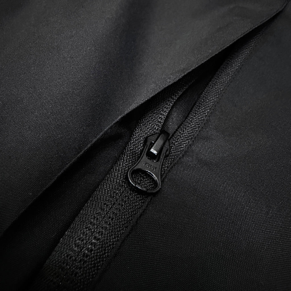 Stone Island Hooded Shell Jacket — Yellow & Teal Embroidered Compass Badge, YKK Full-Length Concealed Zip, Storm Flap