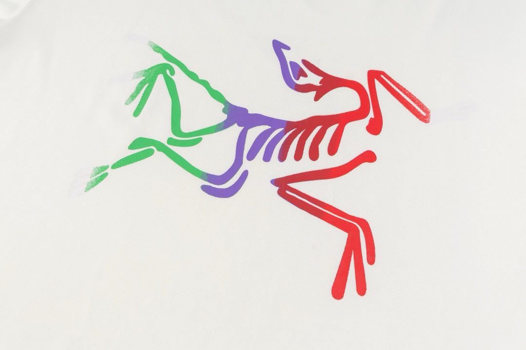 Arc'teryx Gradient Multicolor Fossil Bird Center‑Print SS T‑Shirt