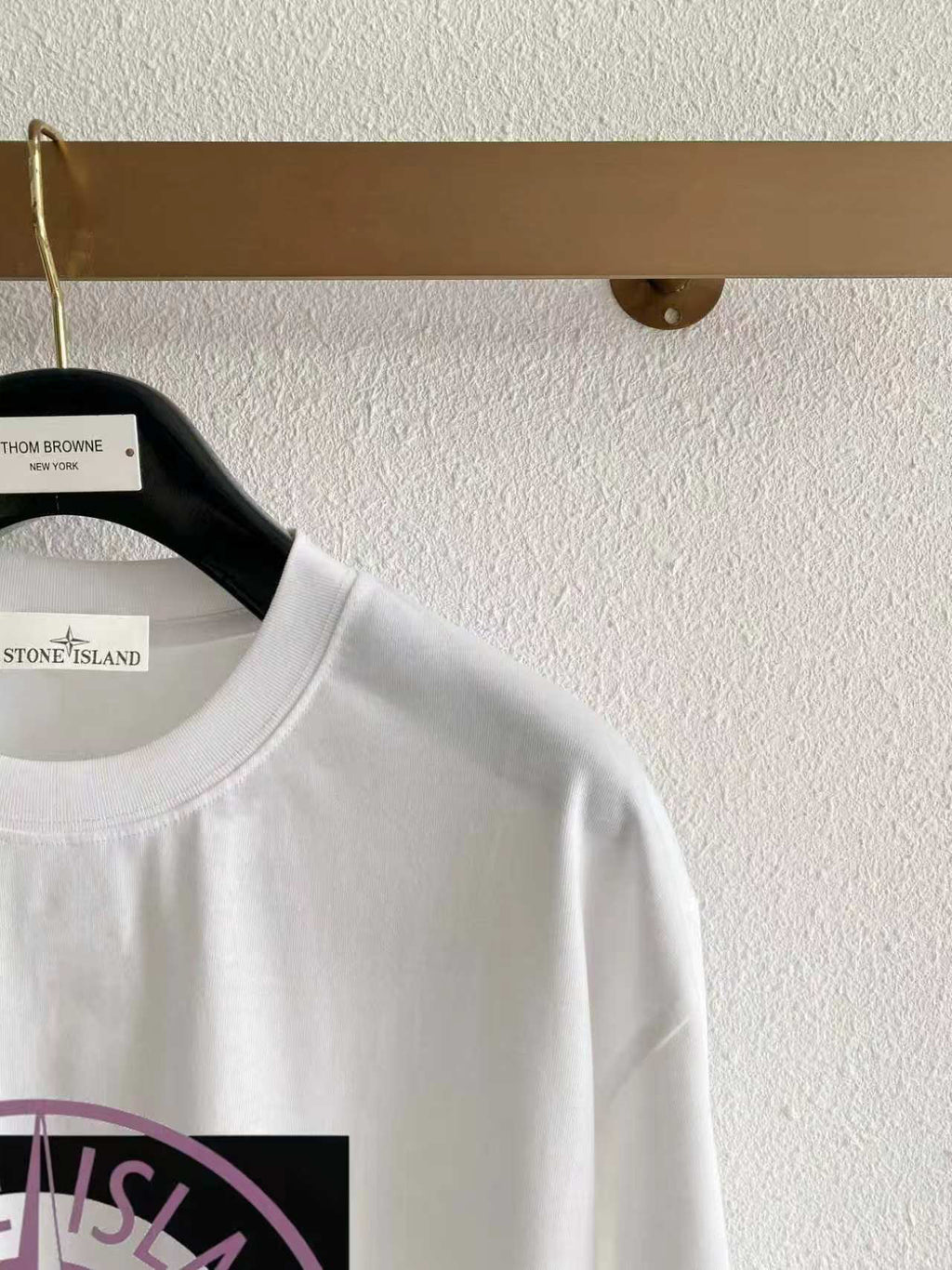 Stone Island Oversized Compass Rose Badge Print T-Shirt