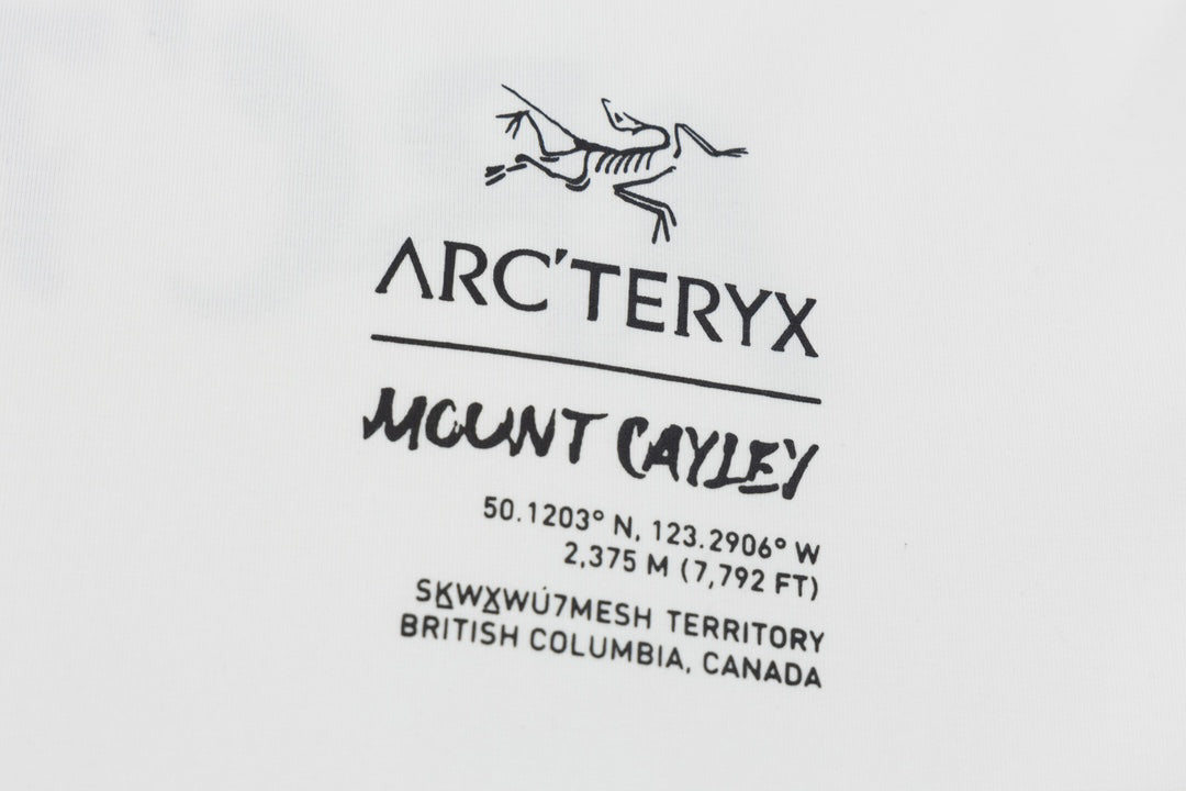 Arc'teryx Mount Cayley Coordinates Graphic SS T‑Shirt