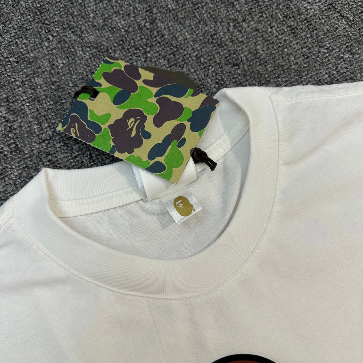 BAPE SS25 ABC Camo Baby Milo Ape Head Oversized Heavyweight Unisex T-Shirt