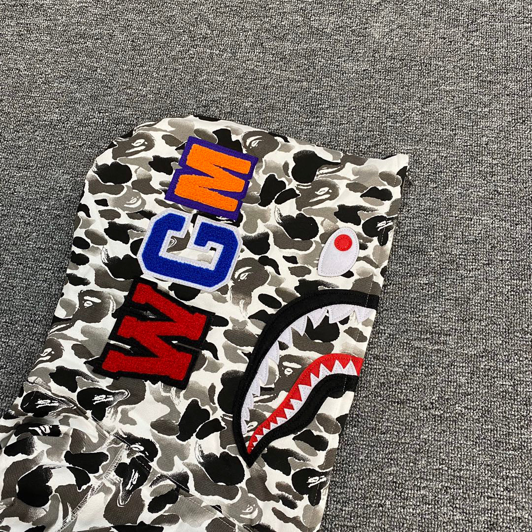 BAPE City Camo Shark Full-Zip Hoodie - Xintiandi 10th Anniversary Limited