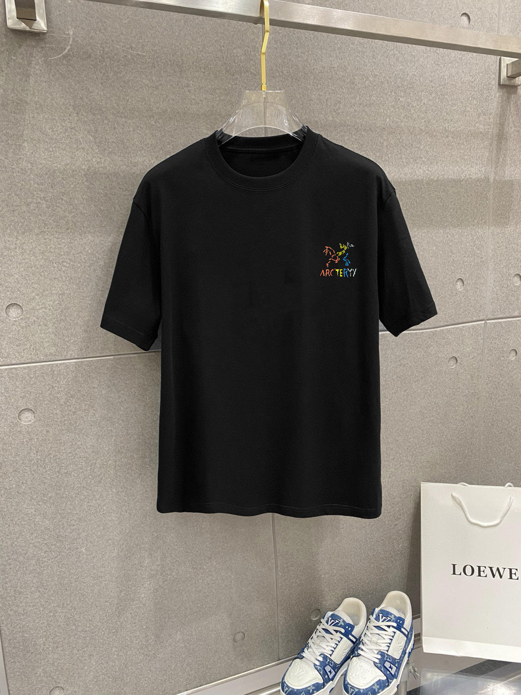 Arc'teryx Multi‑Fossil‑Bird Front‑Chest & Back Graphic SS T‑Shirt