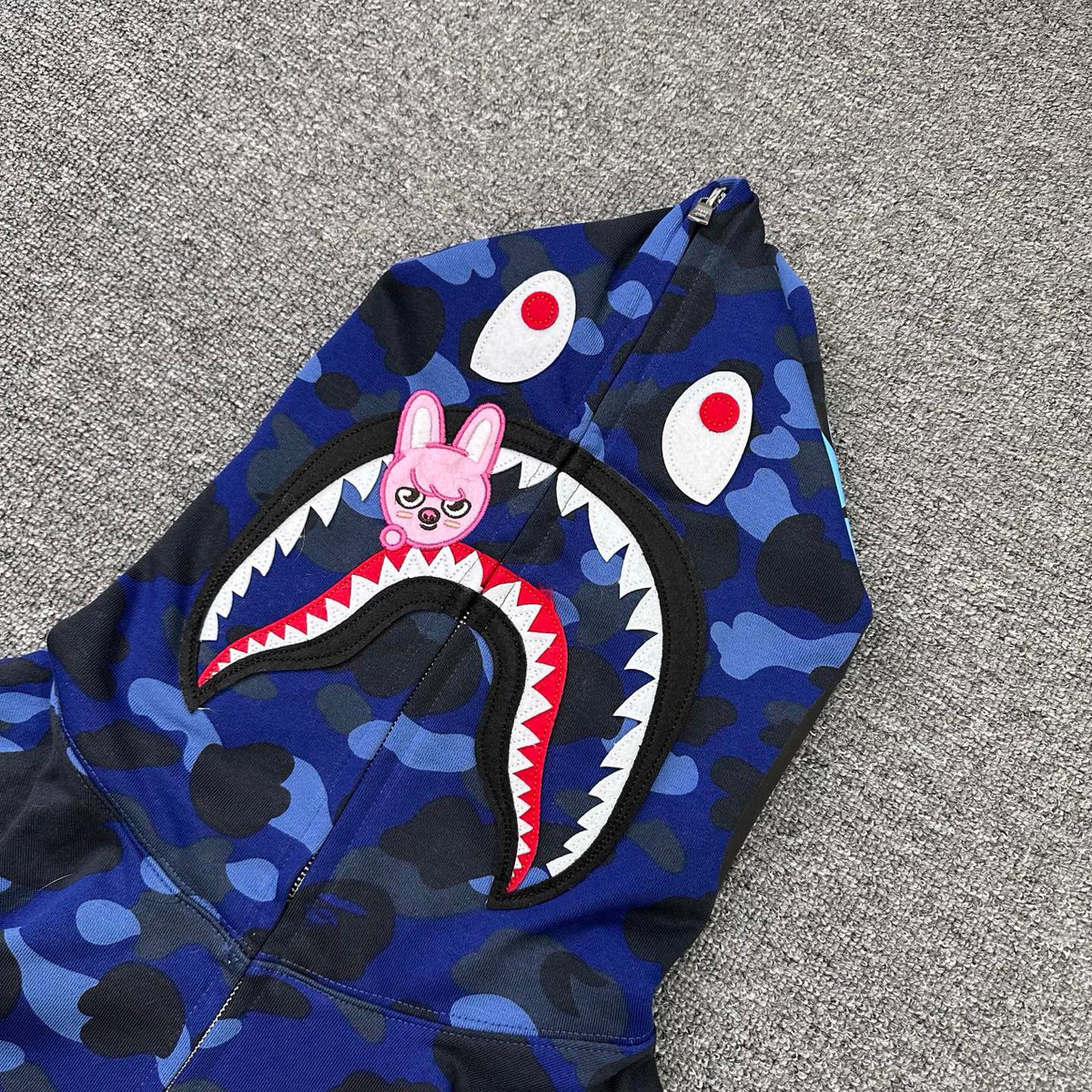 BAPE x Stray Kids FW25 Shark Full-Zip Hoodie