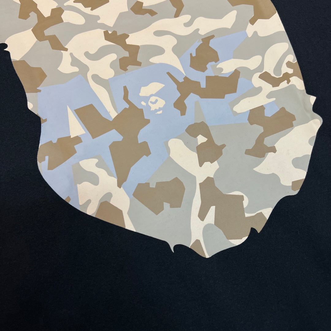 BAPE Desert Camo + Blue Camo Ape Head Double-Sided Print Tee Oversized Unisex T-Shirt — 4 Colourways