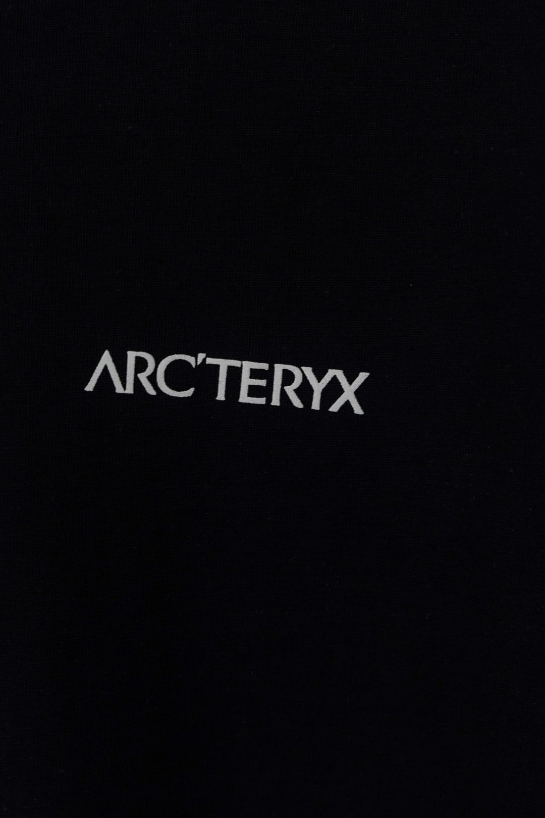 Arc'teryx Minimal Burgundy Text‑Logo Crew‑Neck Short‑Sleeve T‑Shir