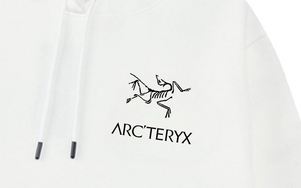 Arc'teryx Oversized Logo Print Fleece-Lined Hoodie