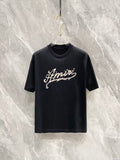 AMIRI Ornate Script Logo Short‑Sleeve Tee